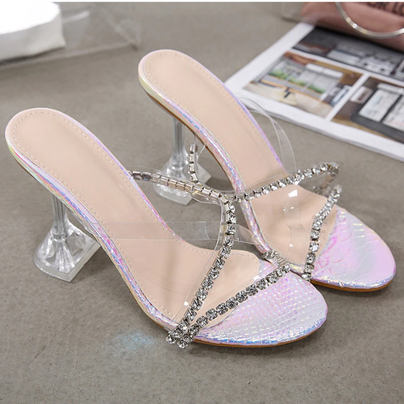 Round Toe Crystal High Heel Stiletto Women Sandals Tacones Altos Summer Fashion Ladies Rhinestone Women Shoes Zapatos De Mujer
Round Toe Crystal High Heel Stiletto Women Sandals Tacones Altos Summer Fashion Ladies Rhinestone Women Shoes Zapatos De Mujer