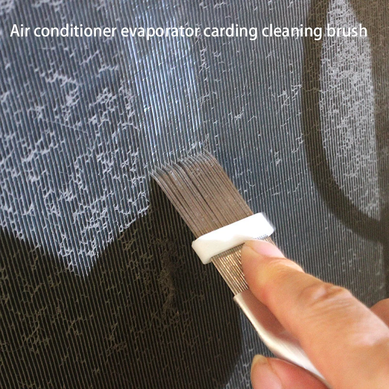1 Pcs Condenser Comb Stainless Steel Fin Comb Brush For Air Conditioner Blade Cooling Straightening Cleaning Tool
1 Pcs Condenser Comb Stainless Steel Fin Comb Brush For Air Conditioner Blade Cooling Straightening Cleaning Tool