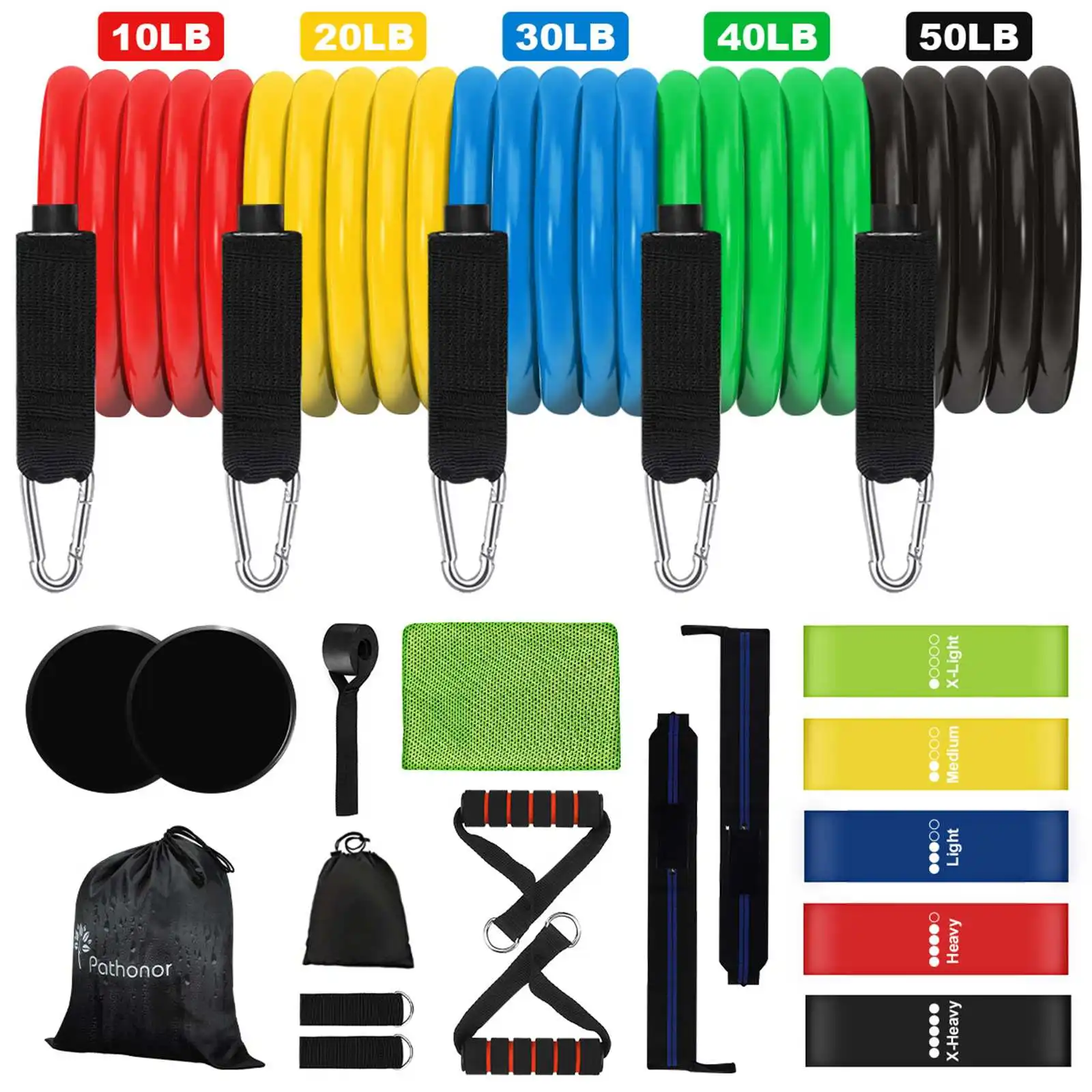 24PCS Latex Resistance Bands Set Fitness Yoga Pilates Exercise Bands with Door Anchor Resistance Loop Workout Bands US Stock
24PCS Latex Resistance Bands Set Fitness Yoga Pilates Exercise Bands with Door Anchor Resistance Loop Workout Bands US Stock