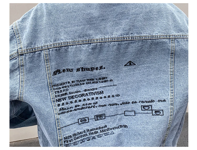 ZQLZ Denim Jacket Women 2020 New Streetwear Embroidery Letter Short Jean Coat Female Casual Loose Autumn Jeans Jacket Mujer
ZQLZ Denim Jacket Women 2020 New Streetwear Embroidery Letter Short Jean Coat Female Casual Loose Autumn Jeans Jacket Mujer