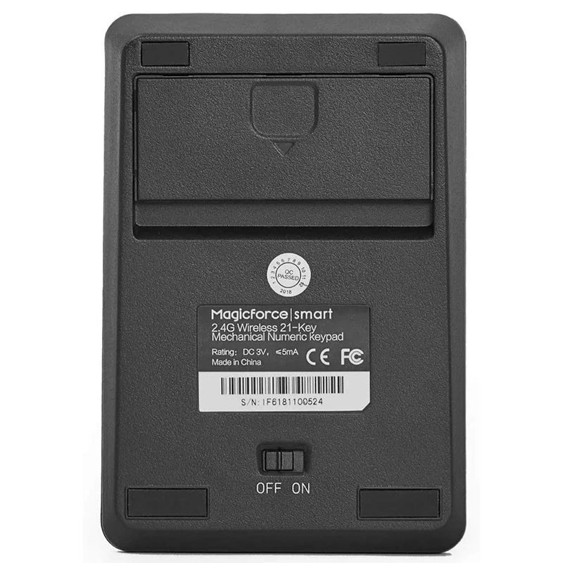 2.4G Wireless Mechanical Numeric Keypad Red Switch Gaming 21 Keys Portable Extended Layout Black | Компьютеры и офис