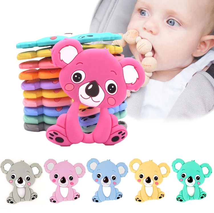Baby Pacifier Clips Cartoon Koala DIY Pacifier Chain with Silicone Beads Holder Infant Feeding Teething Chew Toys Dummy Clips 
Baby Pacifier Clips Cartoon Koala DIY Pacifier Chain with Silicone Beads Holder Infant Feeding Teething Chew Toys Dummy Clips