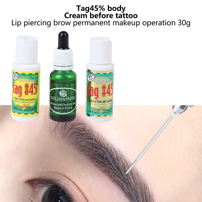 

30g Tattooing Numb Cream Permanent Makeup Numbing Paste Piercing Eyebrow Lip