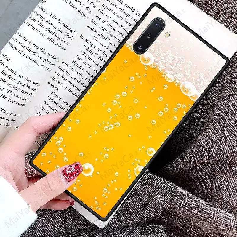 Новые летние чехлы для телефонов с пивом чехол Galaxy note10 note8 note9 note5 note4 s10plus j6coque