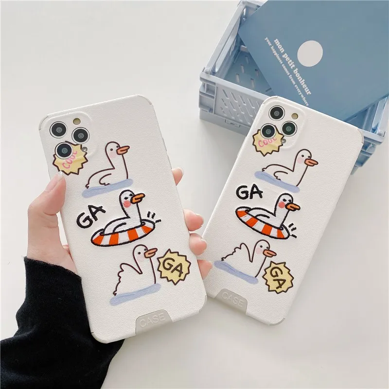 Fashion Luxury 3d Embroidery duck Female Soft Case For Iphone 11 12 Pro Max Mini 7 8 Plus Xr X Xs Max Se 2 Phone Cover Fundas
Fashion Luxury 3d Embroidery duck Female Soft Case For Iphone 11 12 Pro Max Mini 7 8 Plus Xr X Xs Max Se 2 Phone Cover Fundas