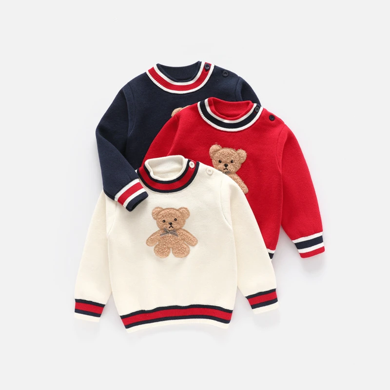 Boys All In One Fleece Sweater Red Girl Korean Style Bear Round Neck Long Sleeve Pullover Winter Warm Thick Outfit 2022 New Year
Boys All In One Fleece Sweater Red Girl Korean Style Bear Round Neck Long Sleeve Pullover Winter Warm Thick Outfit 2022 New Year