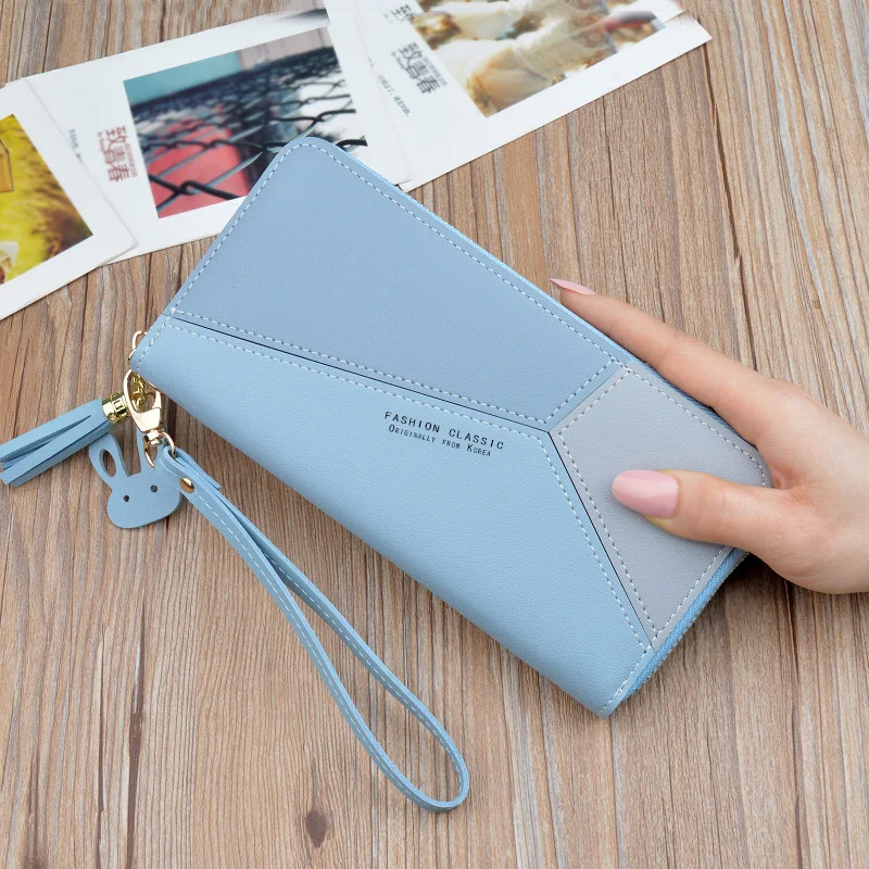 Women Long Wallets Zipper Coin Purses Phone Pocket Patchwork Leather Wallet Women Geometric Clutch Credit Card Holder
Women Long Wallets Zipper Coin Purses Phone Pocket Patchwork Leather Wallet Women Geometric Clutch Credit Card Holder