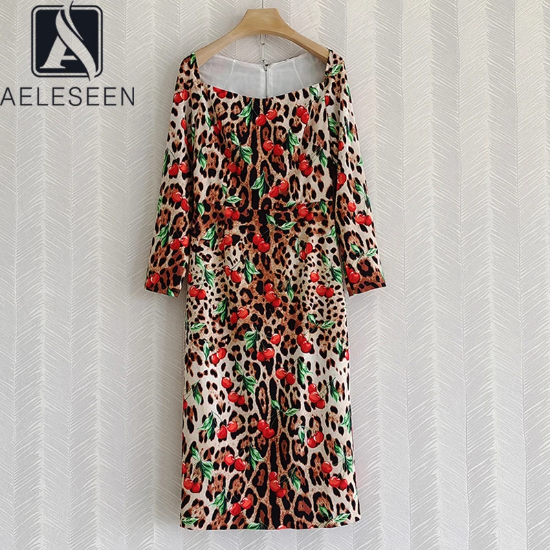 Женское платье с длинным рукавом AELESEEN, элегантное облегающее платье с леопардовым принтом и v-образным вырезом, вечерние платья осень-зима
Женское платье с длинным рукавом AELESEEN, элегантное облегающее платье с леопардовым принтом и v-образным вырезом, вечерние платья осень-зима