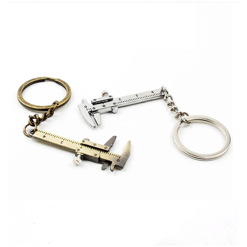Mini Vernier Caliper Keychain Chain Tool Pendant Portable Tool New Fashion Car Key Alloy Calipers Gauge Slide Ruler Keyring Gift
Mini Vernier Caliper Keychain Chain Tool Pendant Portable Tool New Fashion Car Key Alloy Calipers Gauge Slide Ruler Keyring Gift