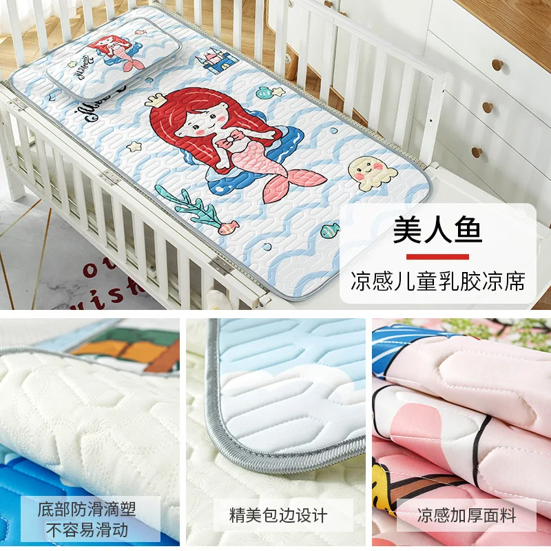 Children's latex mat Kindergarten baby nap mat baby ice silk diuretic print mattress Animal summer mat
Children's latex mat Kindergarten baby nap mat baby ice silk diuretic print mattress Animal summer mat