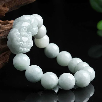 zheru jewelry natural Burmese jadeite round bead beast bracelet men and women jewelry best gift
zheru jewelry natural Burmese jadeite round bead beast bracelet men and women jewelry best gift