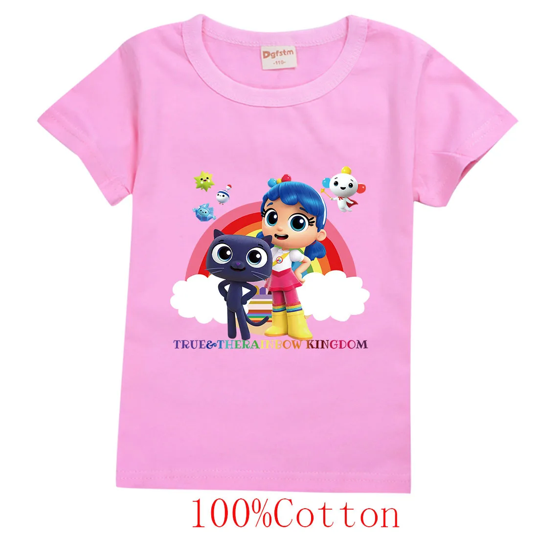 Baby Girls True and The Rainbow Kingdom T Shirt Kids Summer Top Boys Harajuku Kawaii Children's Clothing Birthday Tee 2-16 Years
Baby Girls True and The Rainbow Kingdom T Shirt Kids Summer Top Boys Harajuku Kawaii Children's Clothing Birthday Tee 2-16 Years