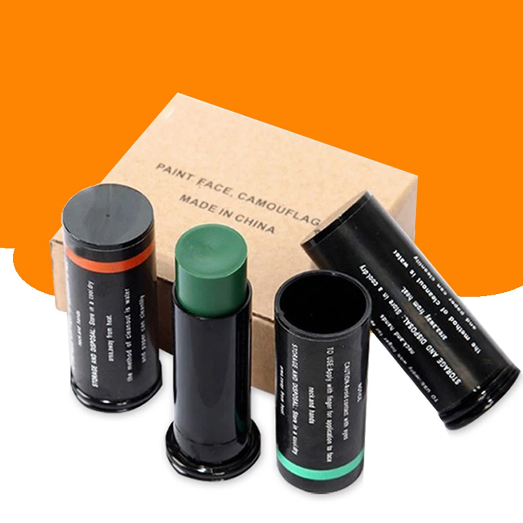 Woodland Camouflage Oil Suit Body Face Paint Tube Stick Outdoor Field Makeup Camo Color Cream 3pcs
Woodland Camouflage Oil Suit Body Face Paint Tube Stick Outdoor Field Makeup Camo Color Cream 3pcs
