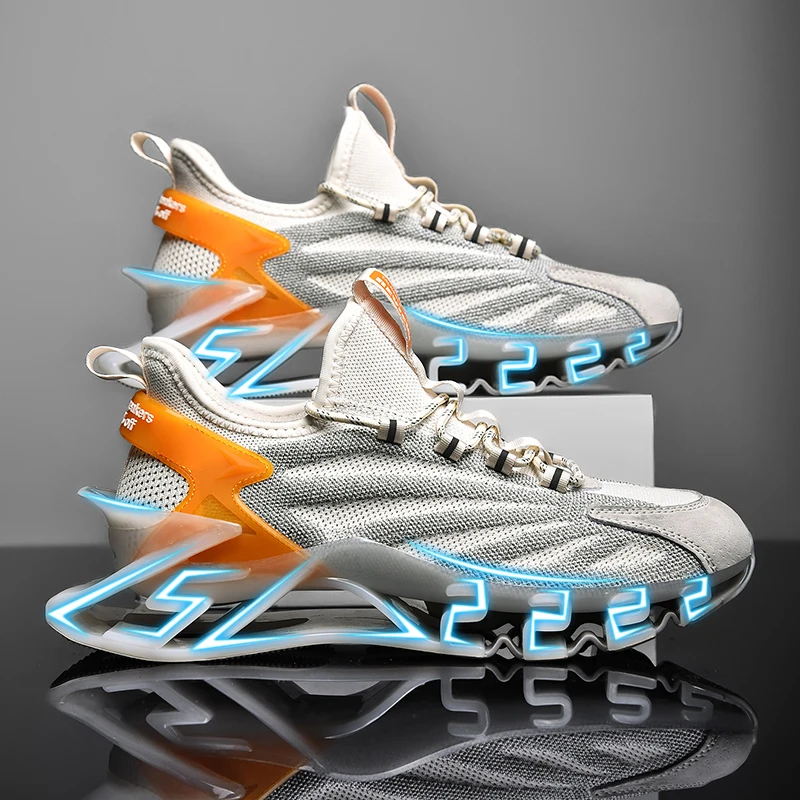 Men's Outdoor Running Shoes Woven Luminous Men's Blade Shoes Jogging Sports Shoes Training Shoes Increased Slip Resistance
Men's Outdoor Running Shoes Woven Luminous Men's Blade Shoes Jogging Sports Shoes Training Shoes Increased Slip Resistance