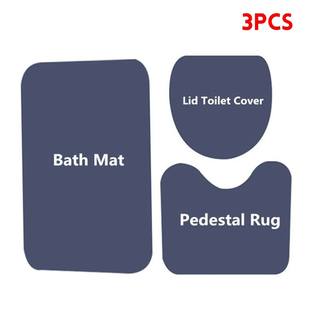 2021New 4PCS /Set Bathroom Carpet Rugs Shower Curtain Home Decor Toilet Mat U-Shaped Toilet Rug And Anti-slip Foot Rug
2021New 4PCS /Set Bathroom Carpet Rugs Shower Curtain Home Decor Toilet Mat U-Shaped Toilet Rug And Anti-slip Foot Rug
