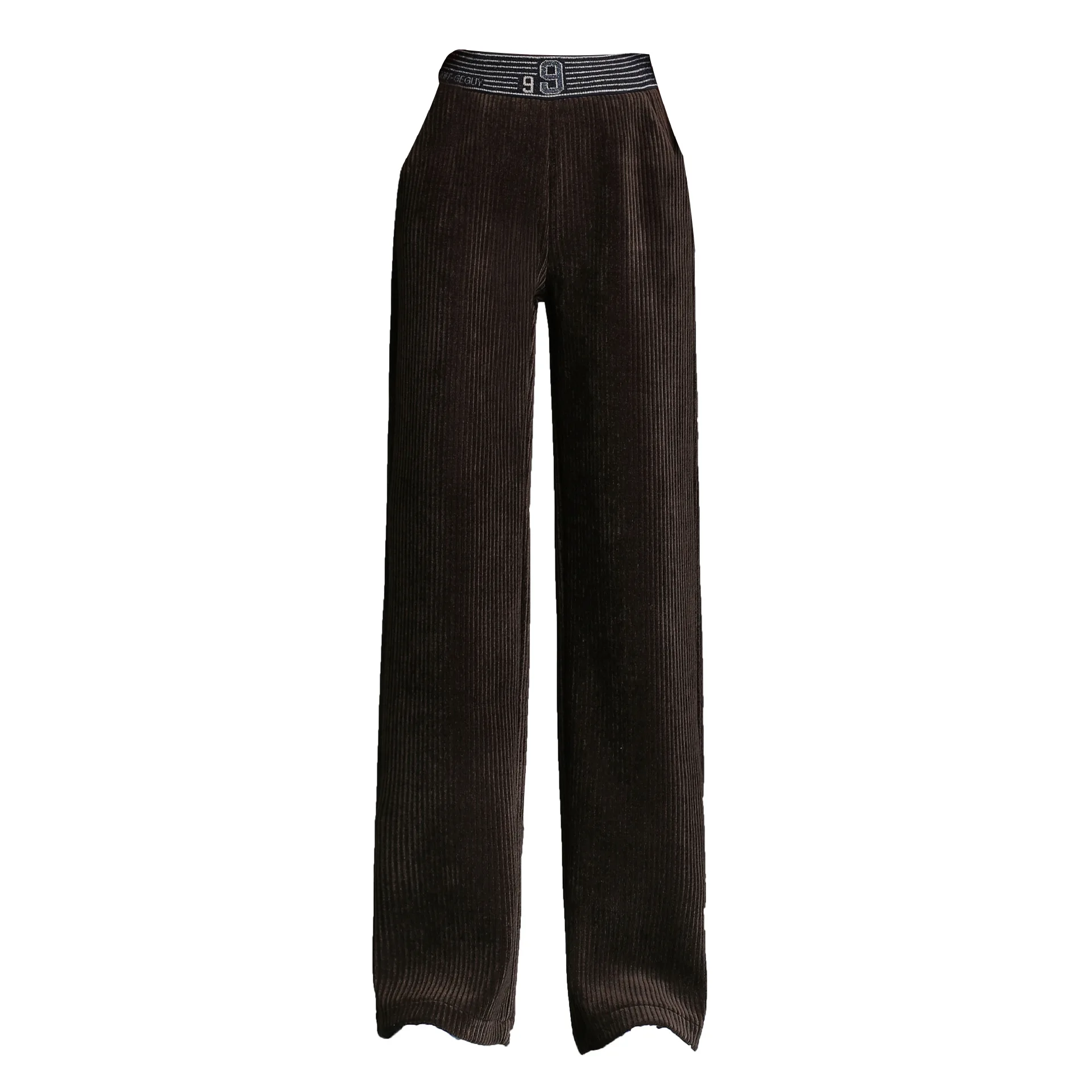 2020 Women Pants Fashion Corduroy High Waist New Autumn Winter Casual Elastic Waist Soild Color Long Pants Loose
2020 Women Pants Fashion Corduroy High Waist New Autumn Winter Casual Elastic Waist Soild Color Long Pants Loose