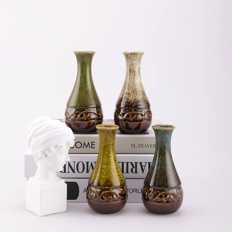 Ceramic Flower Vase Home Decor Tabletop Small Vases For Living Room Offices Hotel Table Decoration Ceramics Craft Ornaments
Ceramic Flower Vase Home Decor Tabletop Small Vases For Living Room Offices Hotel Table Decoration Ceramics Craft Ornaments