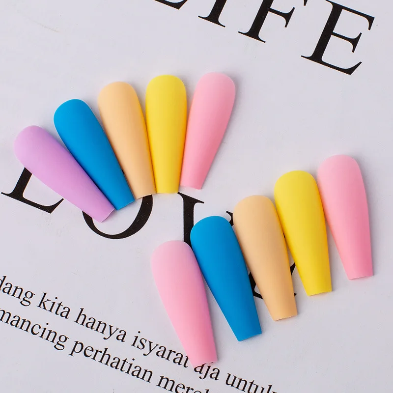 100PCS Mixed Color Matte Wearing Nails Patch False T-shaped Manicure Patch For Woman
100PCS Mixed Color Matte Wearing Nails Patch False T-shaped Manicure Patch For Woman
