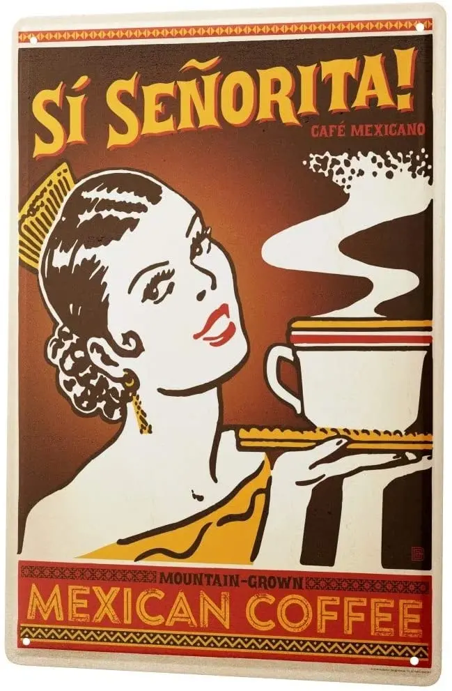 Can Be Used for Cafe Kitchen Tin Sign Metal Plate Decoration Sign Home Decoration Plaque Plate Mexican Coffee Metal Plate
Can Be Used for Cafe Kitchen Tin Sign Metal Plate Decoration Sign Home Decoration Plaque Plate Mexican Coffee Metal Plate