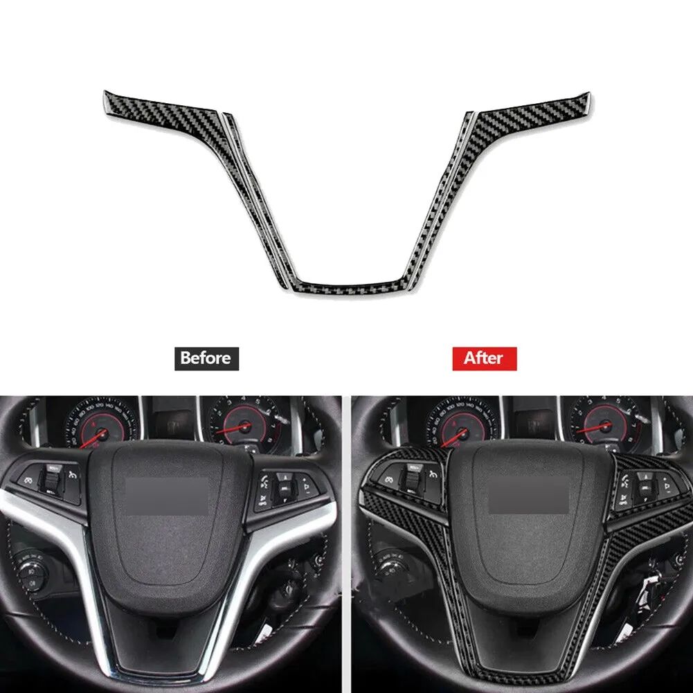 Carbon Fiber Car Steering Wheel Button Cover Trim Control Button Frame Cover Accessories Fit For Chevrolet Camaro 2010-2015
Carbon Fiber Car Steering Wheel Button Cover Trim Control Button Frame Cover Accessories Fit For Chevrolet Camaro 2010-2015