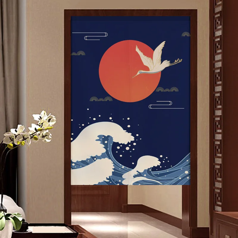 Japanese Crane Door Curtain Home Bedroom Kitchen Occlusion Curtains Toilet Half Curtain Feng Shui Curtain
Japanese Crane Door Curtain Home Bedroom Kitchen Occlusion Curtains Toilet Half Curtain Feng Shui Curtain