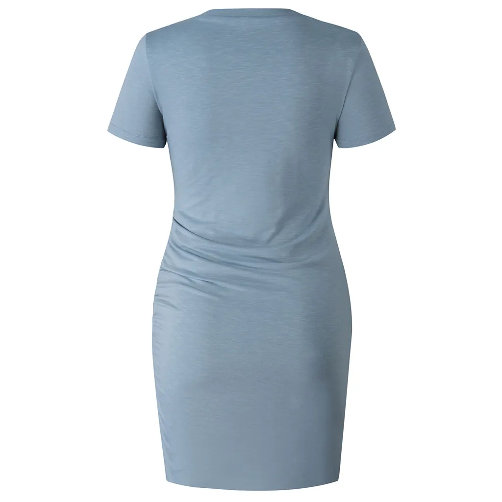 CHAMSGEND Summer Dresses For Women's Shirt Dress 2020 Casual V-Neck Ruched Stretchy Buttons Short Mini Dress Vestidos Mujer F616
CHAMSGEND Summer Dresses For Women's Shirt Dress 2020 Casual V-Neck Ruched Stretchy Buttons Short Mini Dress Vestidos Mujer F616