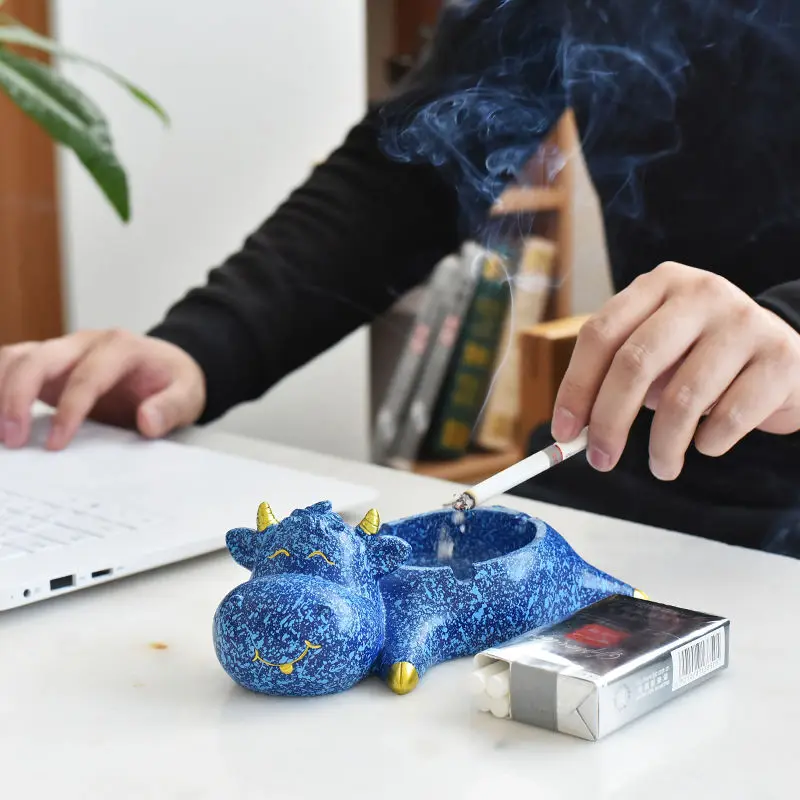 Northern European Ashtray Cow Cattle Dog Cute Cartoon Animal Resin Shtray Creative Tea Table Office Ashtray Decoration
Northern European Ashtray Cow Cattle Dog Cute Cartoon Animal Resin Shtray Creative Tea Table Office Ashtray Decoration