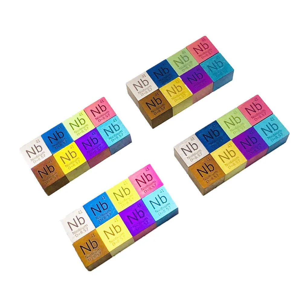 Niobium Metal 10mm Density Cube 99.95% Pure for Element Collection
Niobium Metal 10mm Density Cube 99.95% Pure for Element Collection