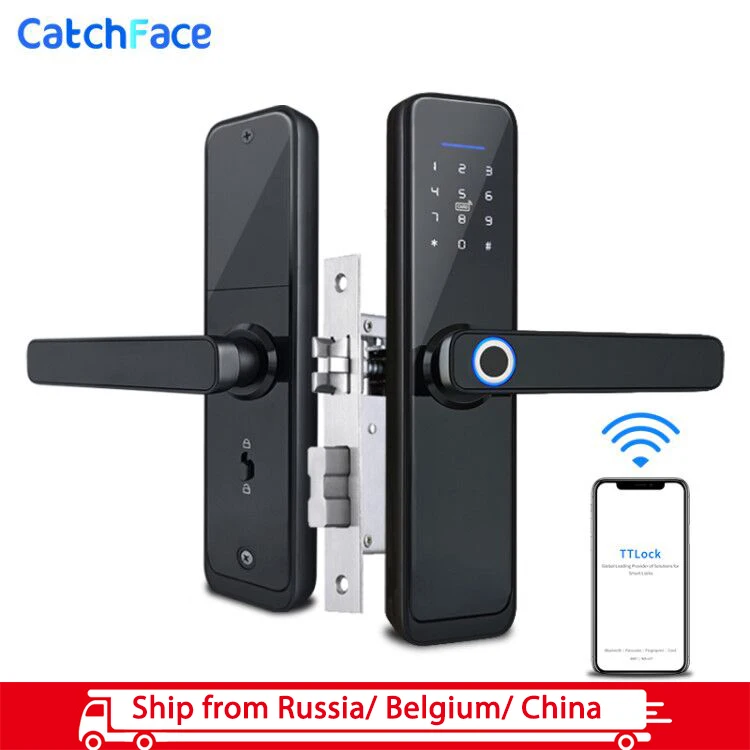 Умный дверной замок с отпечатком пальца электронный умный Wi Fi Bluetooth цифровое
