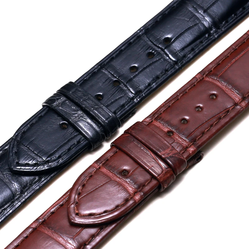 PESNO Suitable for Tank Alligator Skin Leather Watch Accessories Black Dark Brown Crocodile Leather Watch Bands with Pin Buckle
PESNO Suitable for Tank Alligator Skin Leather Watch Accessories Black Dark Brown Crocodile Leather Watch Bands with Pin Buckle