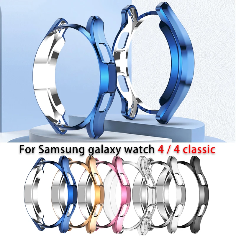 TPU Plating Watch Case For Samsung galaxy watch 4 40mm 44mm / 4 Classic 42mm 46mm Bumper Shockproof Screen Protector Shell Cover
TPU Plating Watch Case For Samsung galaxy watch 4 40mm 44mm / 4 Classic 42mm 46mm Bumper Shockproof Screen Protector Shell Cover