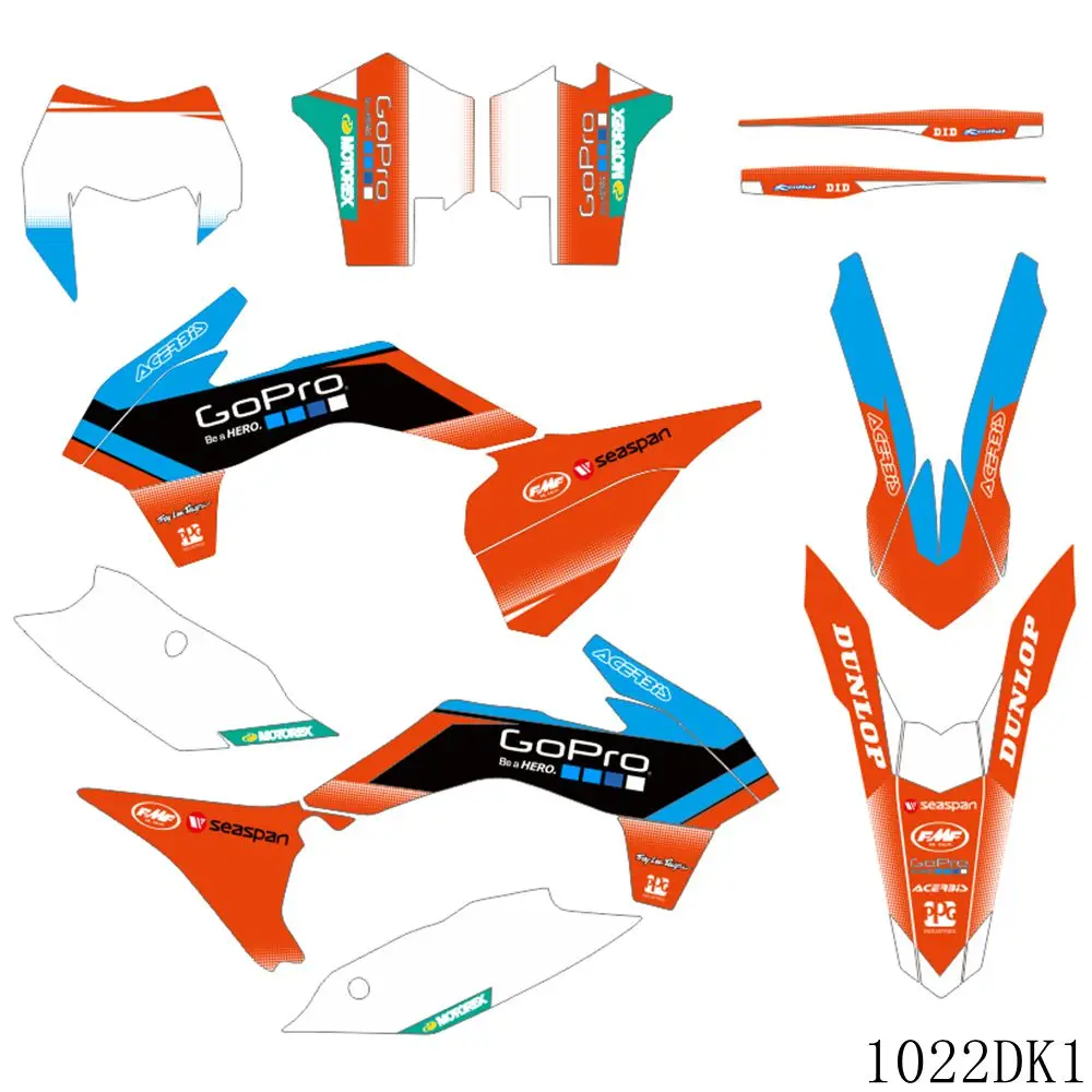 For KTM EXC EXC-F 125 250 300 350 450 2014 2015 2016 Full Graphics Decals Stickers Motorcycle Background Custom Number Name
For KTM EXC EXC-F 125 250 300 350 450 2014 2015 2016 Full Graphics Decals Stickers Motorcycle Background Custom Number Name