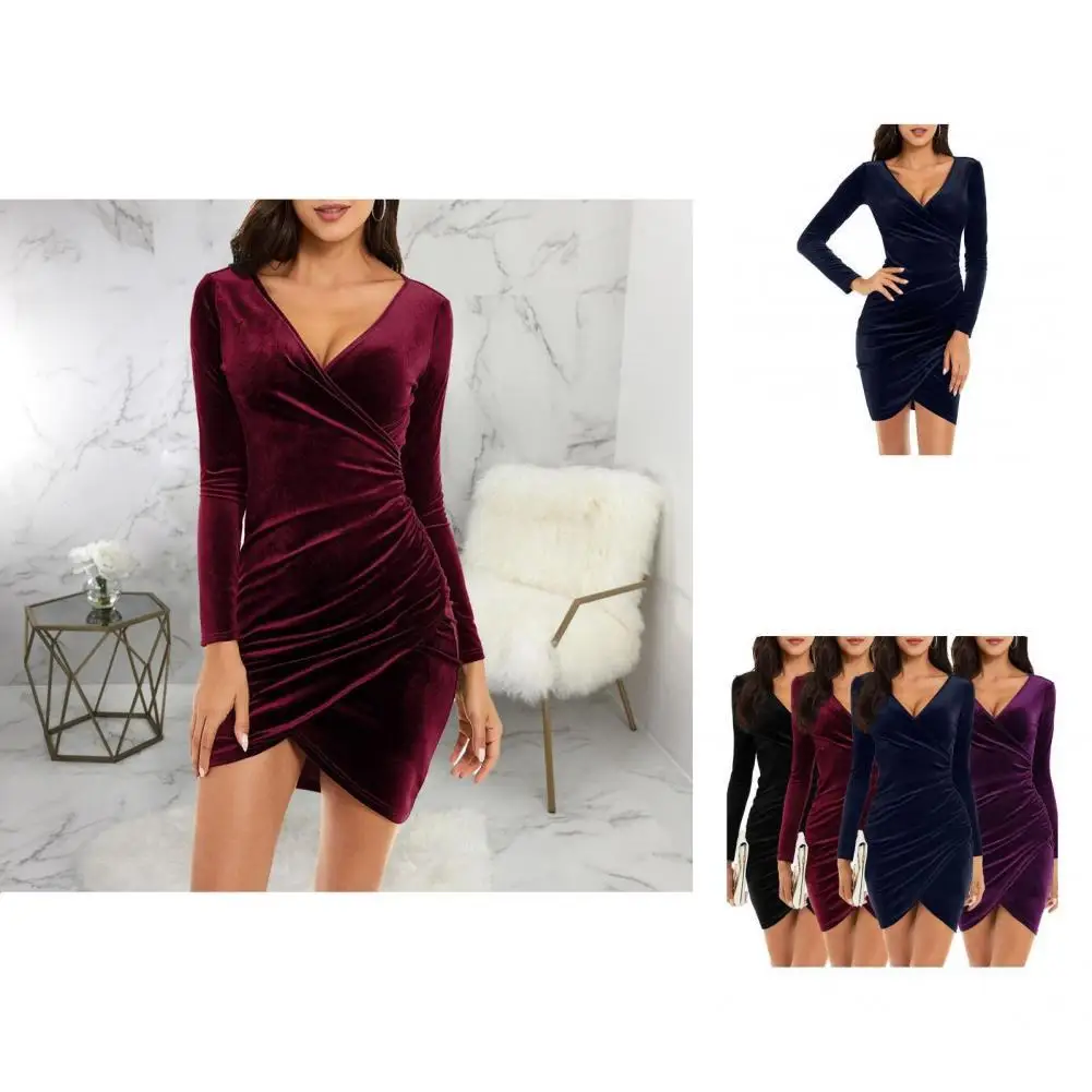 Popular Bodycon Dress Stretchy Slim Fit Short Shirring Pure Color Lady Bodycon Dress
Popular Bodycon Dress Stretchy Slim Fit Short Shirring Pure Color Lady Bodycon Dress