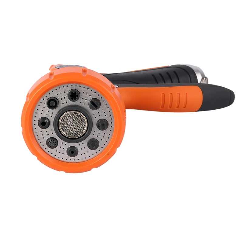 Durable and stylish 8 Patterns Water Nozzle Water Head Hose Sprayer Pressure Washer Garden Spray Auto Car Washing Gardening
Durable and stylish 8 Patterns Water Nozzle Water Head Hose Sprayer Pressure Washer Garden Spray Auto Car Washing Gardening