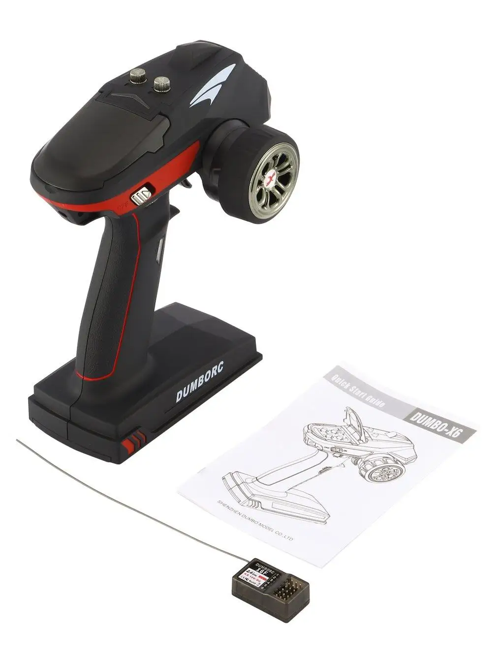 DumboRC Super Response X6A 2.4G 6CH Radio System Transmitter With Receiver For Remote Control Car Boat Tank Skateboard
DumboRC Super Response X6A 2.4G 6CH Radio System Transmitter With Receiver For Remote Control Car Boat Tank Skateboard