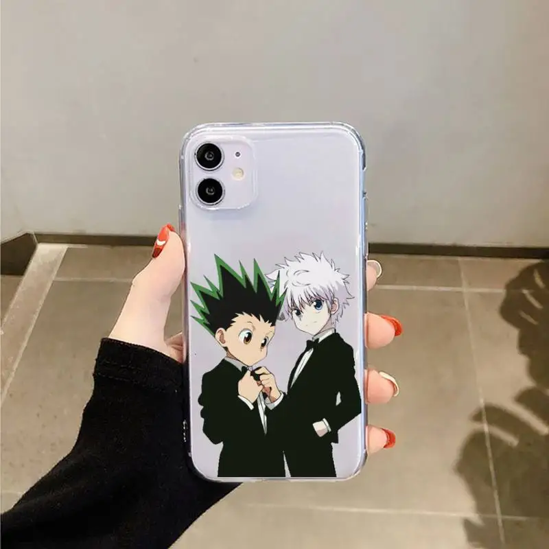 Anime Hunter X hunter Phone Case Transparent for iPhone 11 12 mini pro XS MAX 8 7 6 6S Plus X 5S SE 2020 XR
Anime Hunter X hunter Phone Case Transparent for iPhone 11 12 mini pro XS MAX 8 7 6 6S Plus X 5S SE 2020 XR