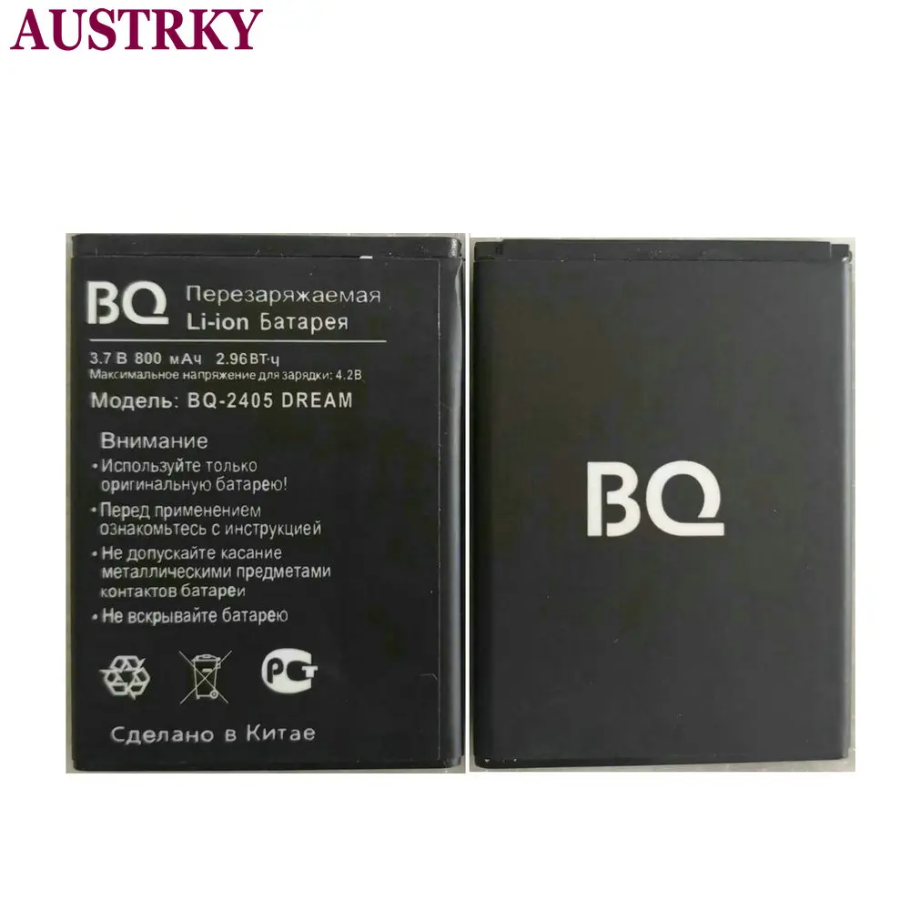 Новый 3 7 V 800mAh BQ-2405 батарея для BQ BQS-2405/ DREAM Мобильный телефон в наличии | Мобильные