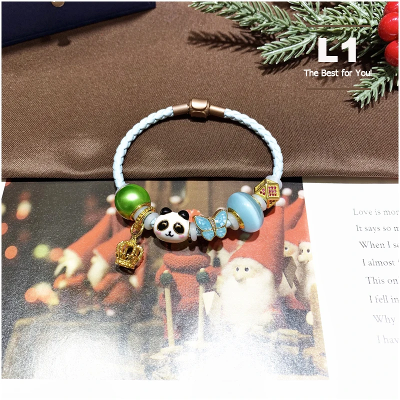 L1 ювелирные изделия с короной Charmblue бабочка лечение панда синий Beadschristmas подарок вставка циркон браслет для детей маленькая девочка
L1 ювелирные изделия с короной Charmblue бабочка лечение панда синий Beadschristmas подарок вставка циркон браслет для детей маленькая девочка