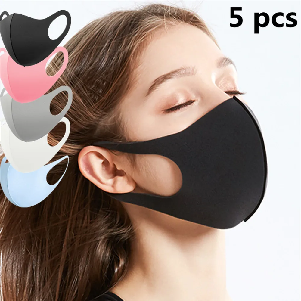 5 шт. моющиеся Сварочная маска 3D Ice Silk хлопок Велоспорт лицевая респиратор для