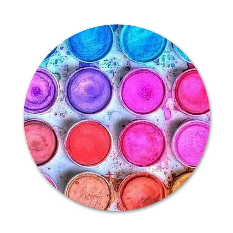 58mm colorful Paint Palette Icons Pins Badge Decoration Brooches Metal Badges For Backpack Decoration
58mm colorful Paint Palette Icons Pins Badge Decoration Brooches Metal Badges For Backpack Decoration