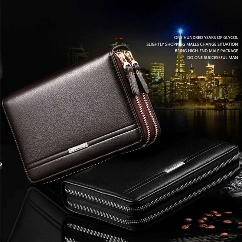 Leinasen Men Wallets With Coin Pocket Long Zipper Coin Purse For Men Clutch Business Male Wallet Double Zipper Vintage Large Wal
Leinasen Men Wallets With Coin Pocket Long Zipper Coin Purse For Men Clutch Business Male Wallet Double Zipper Vintage Large Wal