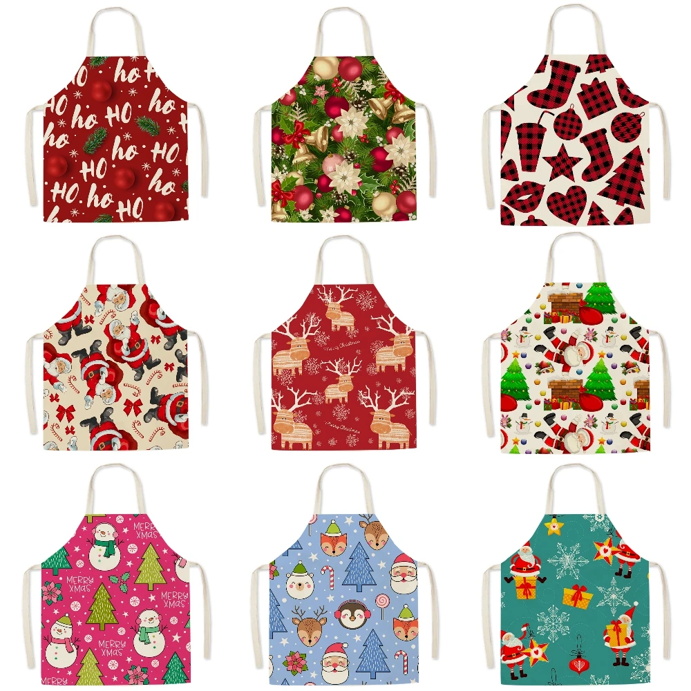 Christmas Deer Pattern Apron Kitchen Cooking Baking Aprons For Woman Sleeveless Apron Household Cleaning Pinafore New Year Decor
Christmas Deer Pattern Apron Kitchen Cooking Baking Aprons For Woman Sleeveless Apron Household Cleaning Pinafore New Year Decor