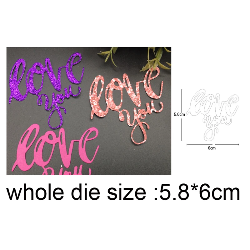 love words DIY Craft Metal Cutting Die Scrapbook Embossed Paper Card Album Craft Template Stencil Dies
love words DIY Craft Metal Cutting Die Scrapbook Embossed Paper Card Album Craft Template Stencil Dies