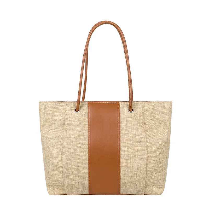 Women's Bag 2021 New Handbag Tote Bag Shoulder Large Capacity Portable Stitching Casual Canvas Shoulder Bags For Women
Women's Bag 2021 New Handbag Tote Bag Shoulder Large Capacity Portable Stitching Casual Canvas Shoulder Bags For Women
