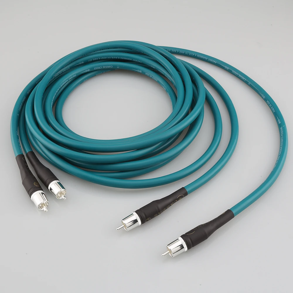 Pair CARDAS Cross HiFi RCA interconnect Audio cable With Silver plated RCA plug conector
Pair CARDAS Cross HiFi RCA interconnect Audio cable With Silver plated RCA plug conector
