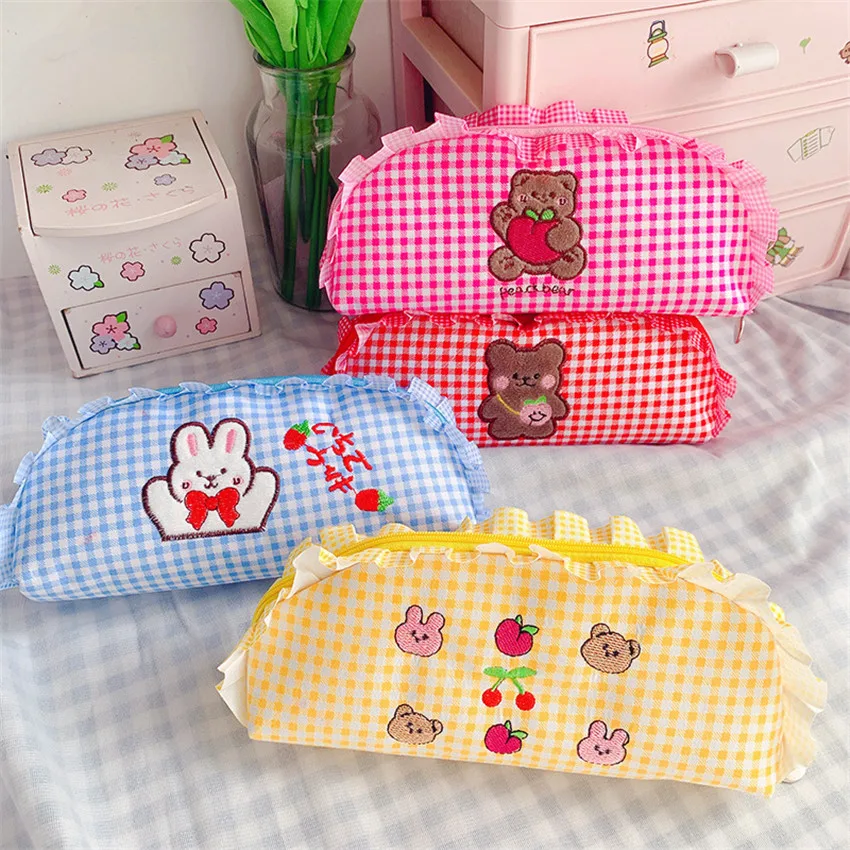 Ins корейский кружевной женский Kawaii косметический чехол для макияжа милый Медведь Кролик большая емкость для девочек канцелярские принадле...
Ins корейский кружевной женский Kawaii косметический чехол для макияжа милый Медведь Кролик большая емкость для девочек канцелярские принадле...