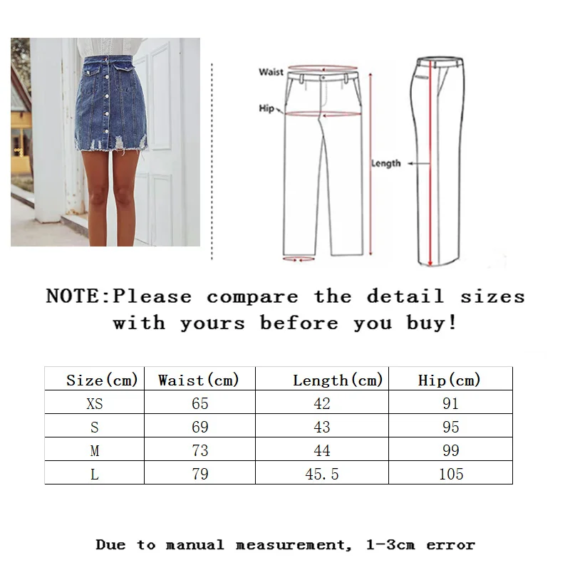 Vangull Casual High Waist A-line Tight Single-breasted Show Up Skirt Placket Pocket Skirt Blue 2021 Summer New Denim Women Skirt
Vangull Casual High Waist A-line Tight Single-breasted Show Up Skirt Placket Pocket Skirt Blue 2021 Summer New Denim Women Skirt