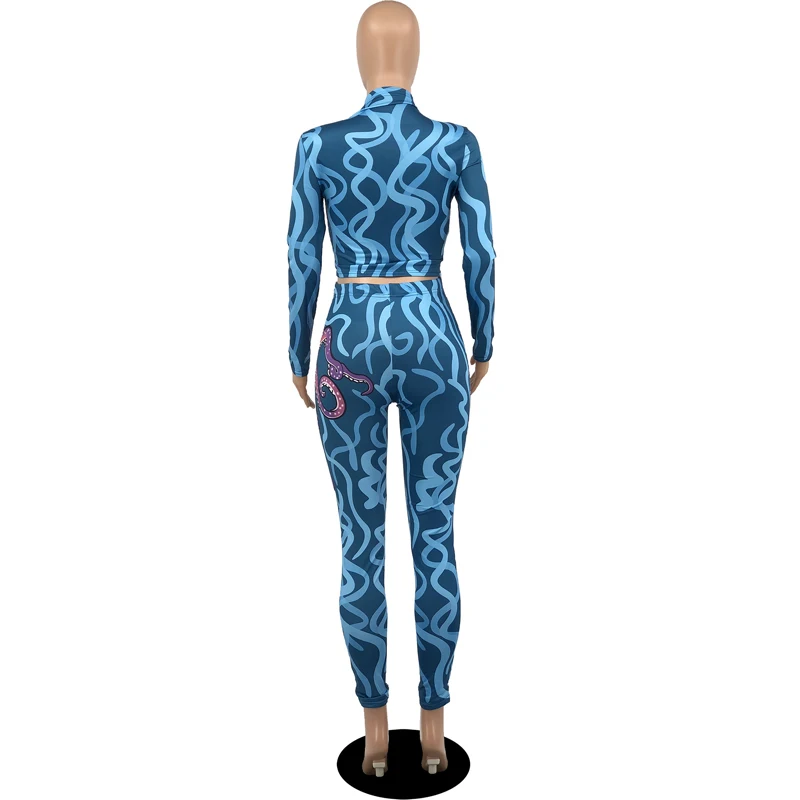 TNNAOFF Aesthetic Print Elastic 2 Piece Tracksuits Women Set Long Sleeve T Shirt Fashion Pencil Pants Lounge Wear Matching Sets 
TNNAOFF Aesthetic Print Elastic 2 Piece Tracksuits Women Set Long Sleeve T Shirt Fashion Pencil Pants Lounge Wear Matching Sets