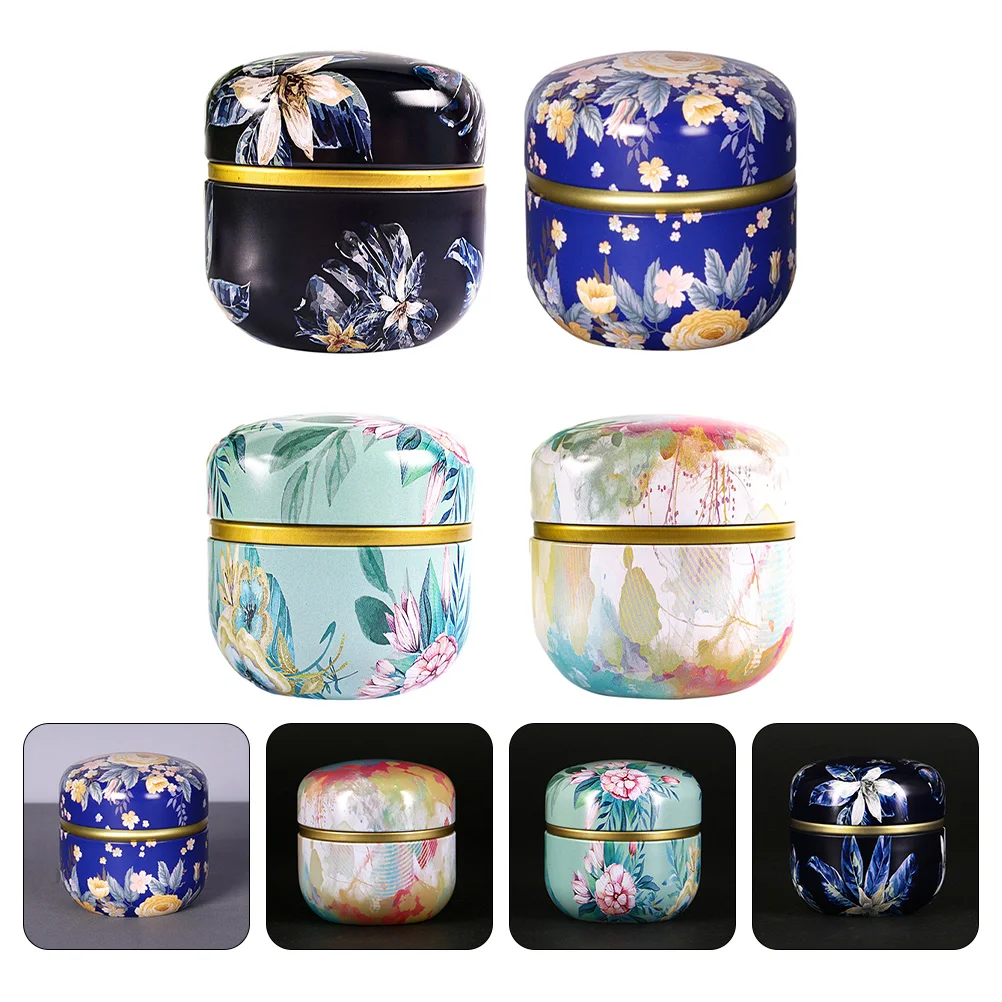 4pcs Delicate Tea Can Useful Sealing Tea Canister Portable Candy Sealed Jar
4pcs Delicate Tea Can Useful Sealing Tea Canister Portable Candy Sealed Jar