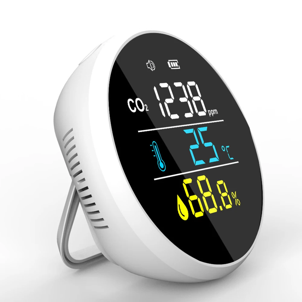 5000ppm Temperature Humidity Laser Sensor Tester Carbon Dioxide Intelligent Air Detector Temperature Humidity Sensor 
5000ppm Temperature Humidity Laser Sensor Tester Carbon Dioxide Intelligent Air Detector Temperature Humidity Sensor